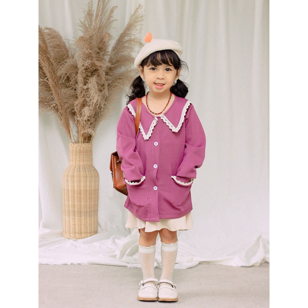 OLIVIA CARDI - Cardigan Anak 2-4 Tahun | Outer Anak | Kardigan Anak