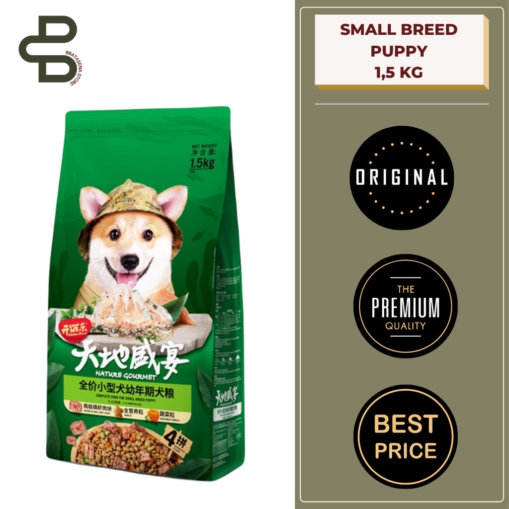 KITCHEN FLAVOR NATURE GOURMET SMALL BREED PUPPY FOOD 1,5KG FRESHPACK