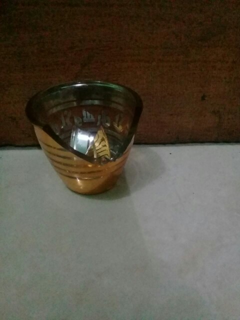 Gelas Air Zamzam Gelas Cucing Emas Gold/ Sliver Isi 12pcs