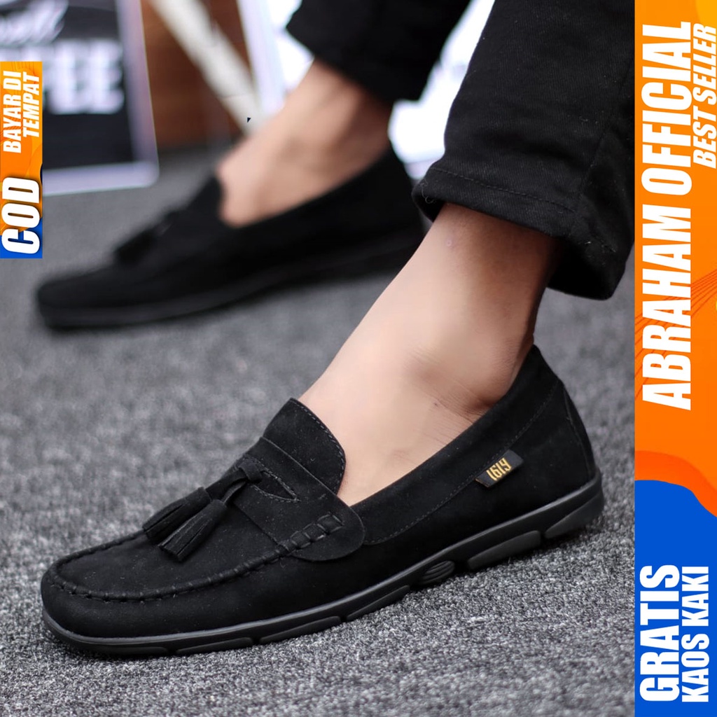 Abraham Titan - Sepatu Slip On Pria Casual