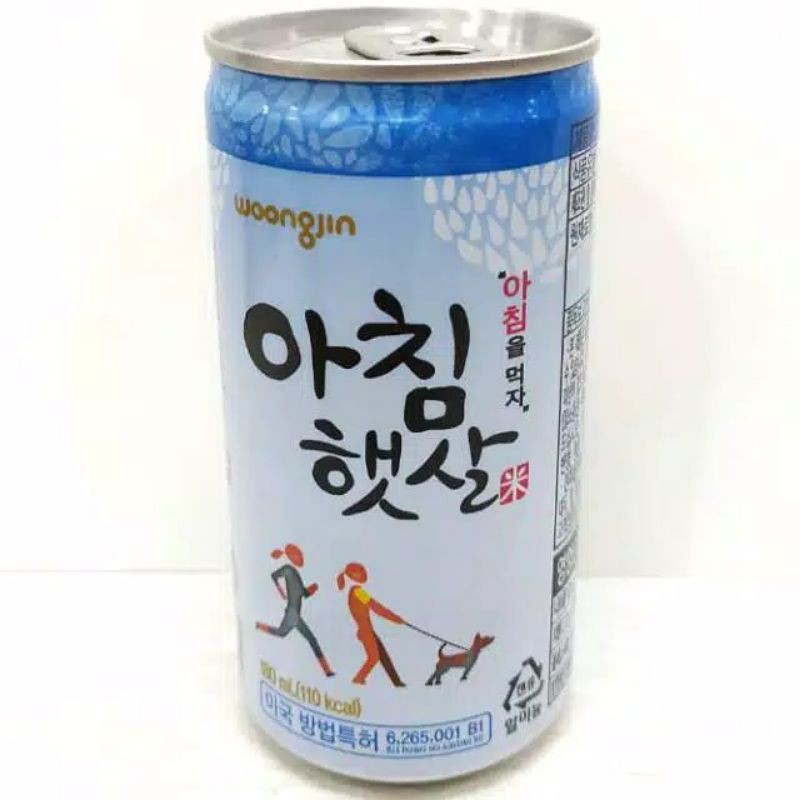 

Woongjin Morning Rice Makgeoli Tanpa Alkohol Berat bersih 180ml Korean Drink
