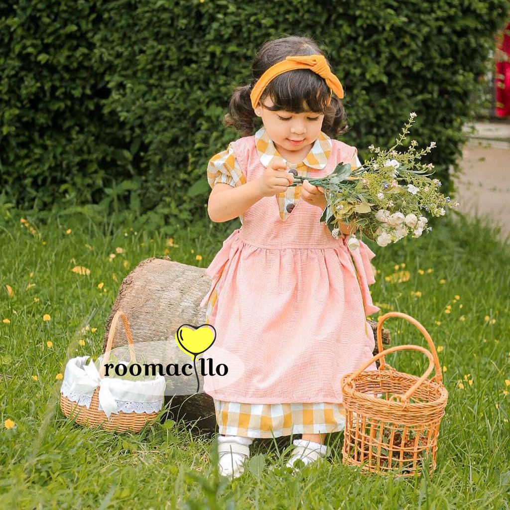 Nona (Lengan Pendek) Set Vest Sultan Daily by Casila, Dress Eropa Anak Kostum