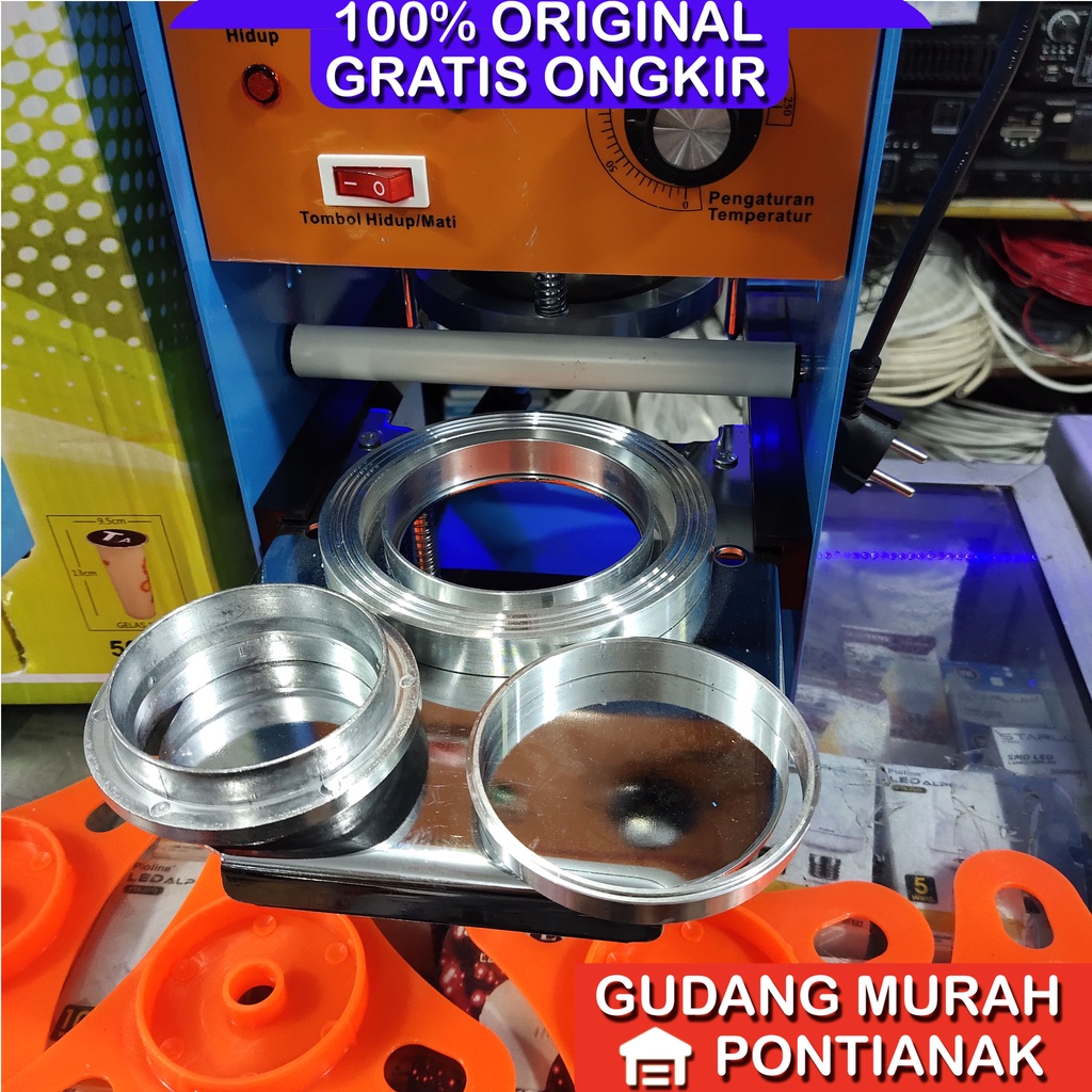 Cup Sealer Yamakawa / QME Press plastik untuk minuman jus anti tumpah