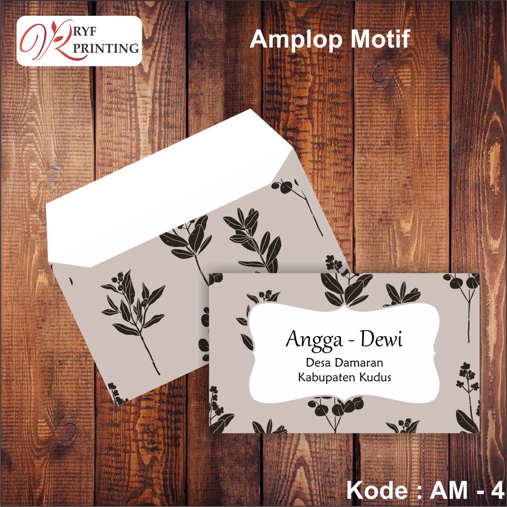 

AMPLOP MOTIF - AMPLOP FANCY