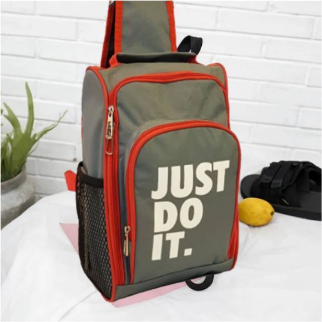 Tas sepatu/tas slempang/tas sendal just do it