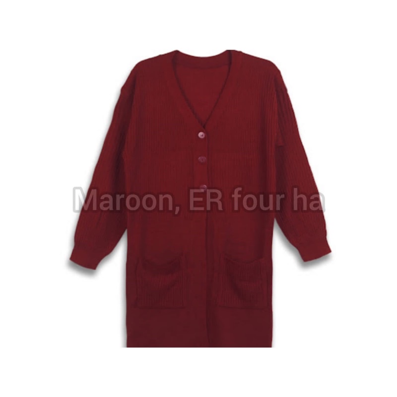 Cardigan LONG KANCING 3 l Cardigan Rajut l Sweater Rajut l Pakaian Rajut Wanita l Rajut Keren Murah