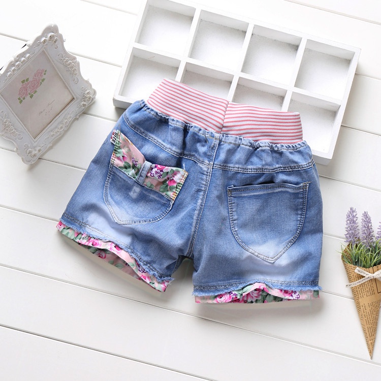 COD (1-4 tahun) Hotpants Anak Perempuan Import / Hot pants Anak Motif Bunga dan Pita / Celana Pendek Anak Perempuan / Celana Pendek Anak Import - CP03