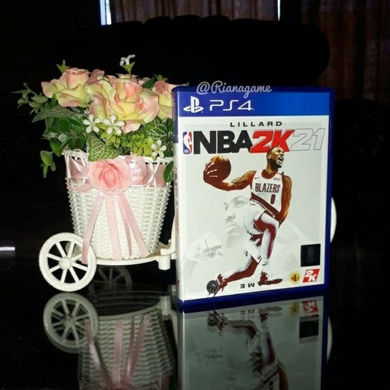 BD Kaset PS4 NBA 2K21 Game CD PS 4 Basket Bekas Second Mulus Preloved