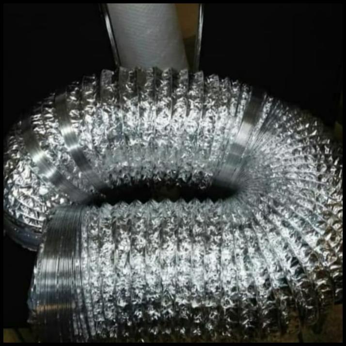 Fleksibel Cerobong 5 Inchi 1 Roll/Pipa Cerobong Asap 5" Murah