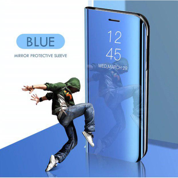 Casing Case Hp Samsung Galaxy A8 Star / A9 Star Clear View Standing Cover Case