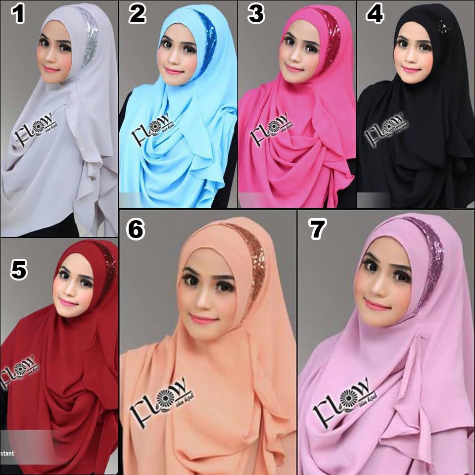 Hijab Jilbab Pashmina Instan Pastan Moon Shopee Indonesia