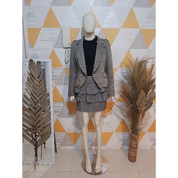 1 Set Bleazer Dan Rok Wanita/Setelan Bleazer Dan rok /Bleazer Kantor Wanita/ Bleazer Dewasa/Bleazer 