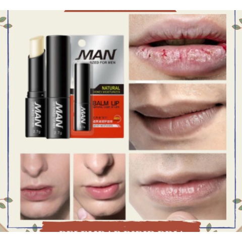 Lip Balm Pelembab Tahan Lama Pria Protect Lip Balm For Man Cocok Untuk Memerahkan Bibir Hitam dan Kering