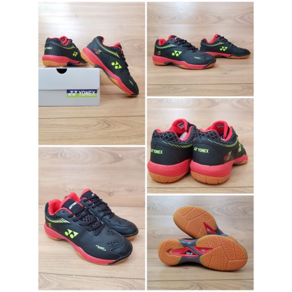 YONEX POWER CUSHION 65 Z2M || SEPATU BADMINTON || BLACK RED
