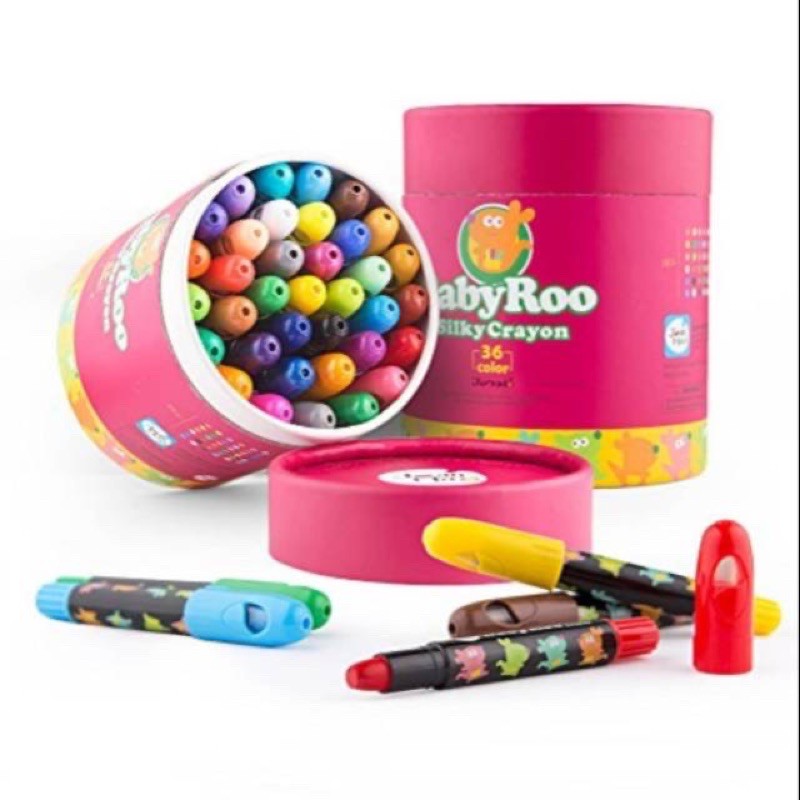 

HJK Joan Miro Babyroo Silky Crayon 36pcs Body Face Painting Food Grade Non Toxic Children Safe