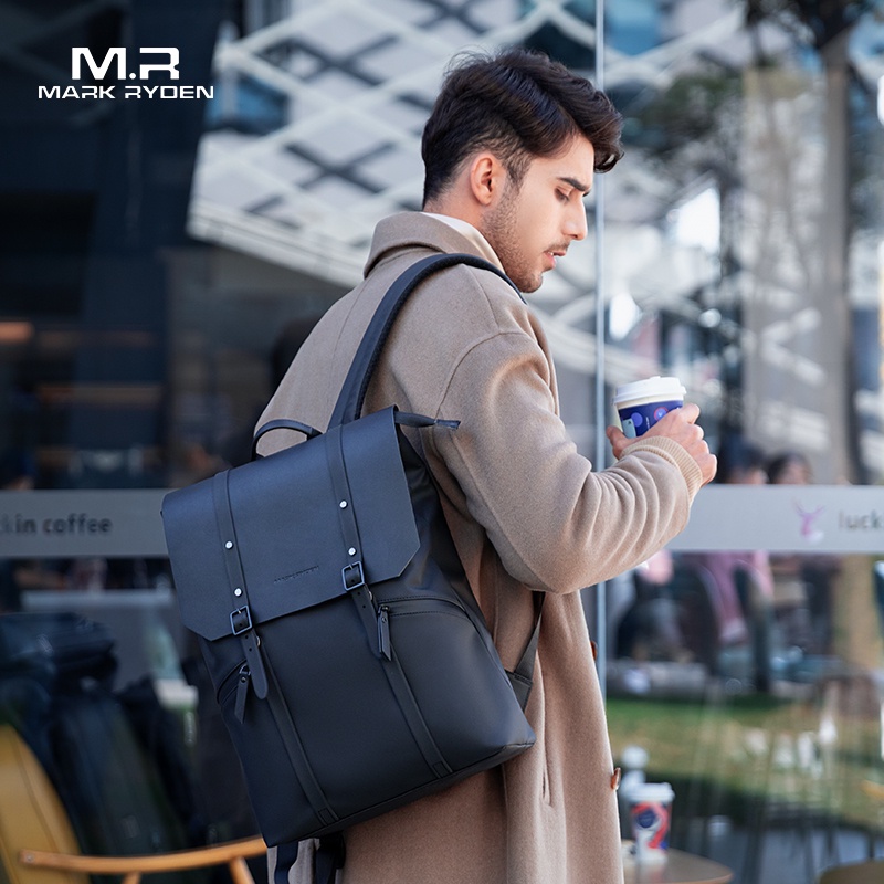 MR1622 Tas Mark Ryden Ransel Backpack Pria Cowok Laptop Bag 14