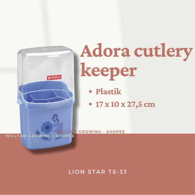 Tempat sendok tutup lion star adora cutlery keeper. TS-33