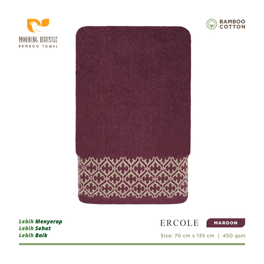 Terry Palmer Morning Whistle Bamboo Ercole / Handuk Mandi 70 x 135 cm