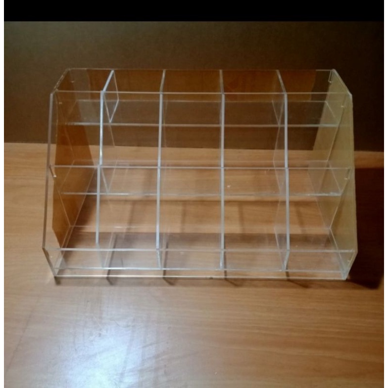 akrilik wadah obat obatan sachet