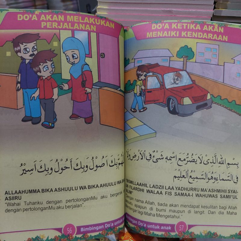 Buku Bimbingan Berdoa Untuk Anak Anak Muslim - Full Colour (Bergambar)