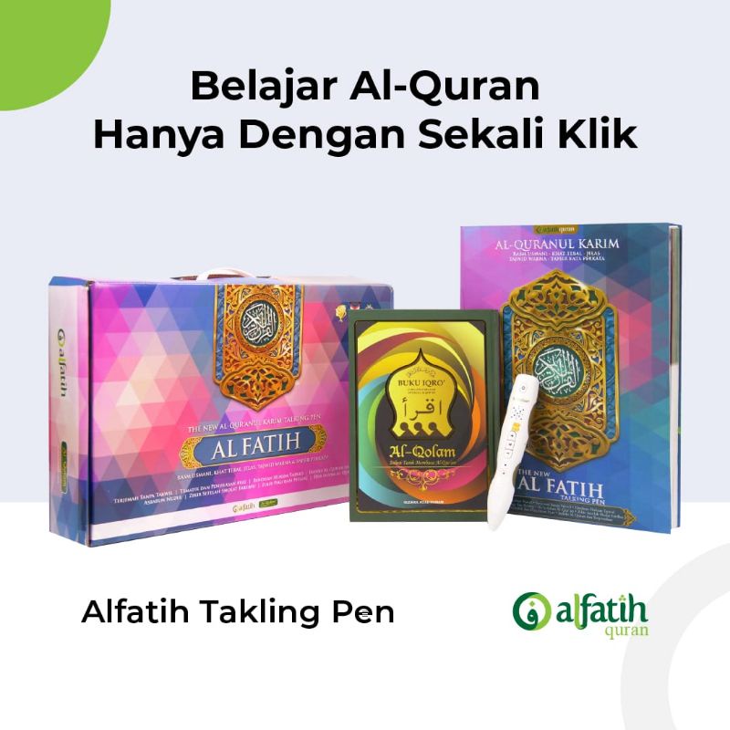 ALFATIH TALKING PEN Al-Quran Al Fatih Digital Pen Iqro Besar
