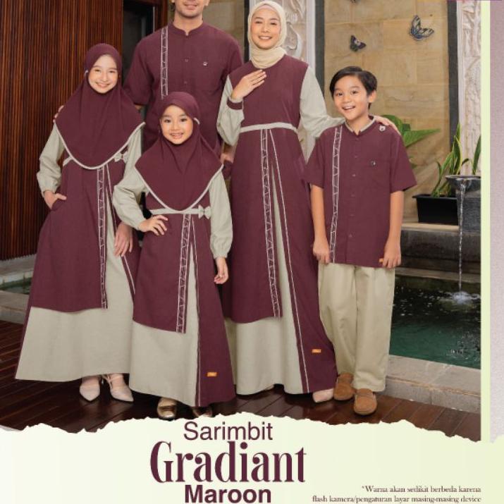 Bagus Banget.. PROMO SARIMBIT NIBRAS GRADIAN MAROON # SARIMBIT NIBRAS KELUARGA 2022 # NIBRAS COUPLE