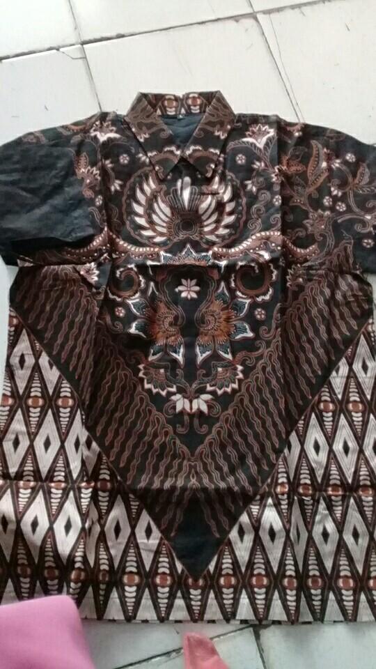 Marboto Batik Hem Batik Lengan Pendek Lapis Furing Batik Solo