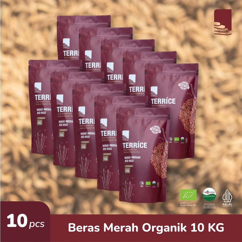 

Beras Merah Keluarga Organik Rendah Lemak Tinggi Protein Terrice 10 kg