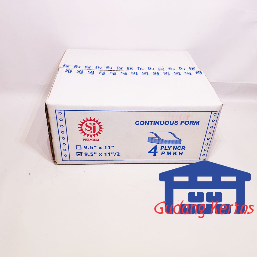 

Promo SJ Premium Continuous Form 9.5" x 11/2" 4 Ply NCR - PRS BAGI 2