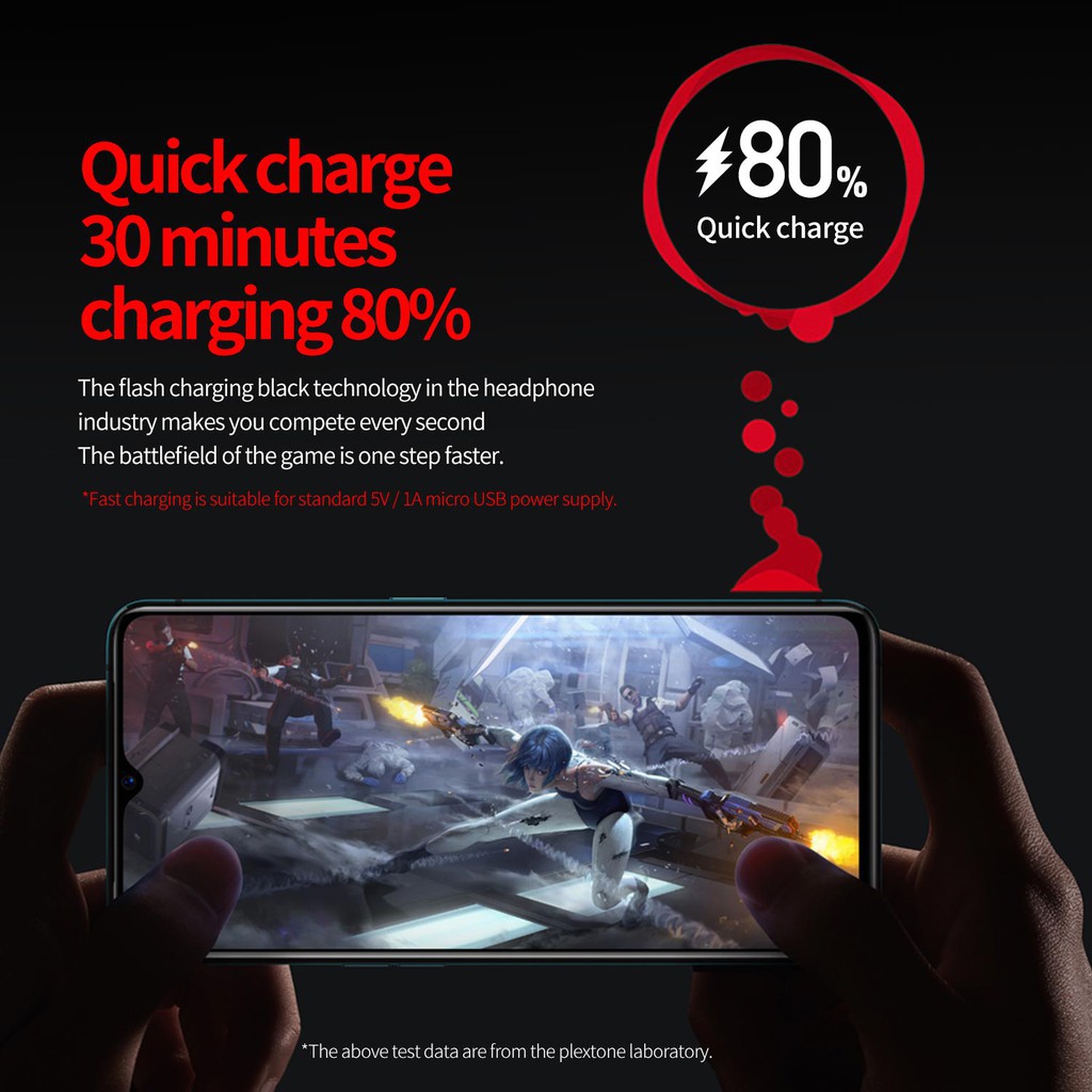 Plextone G2 In-Ear Neckband 3D Sound Effect Wireless Earphone Gaming