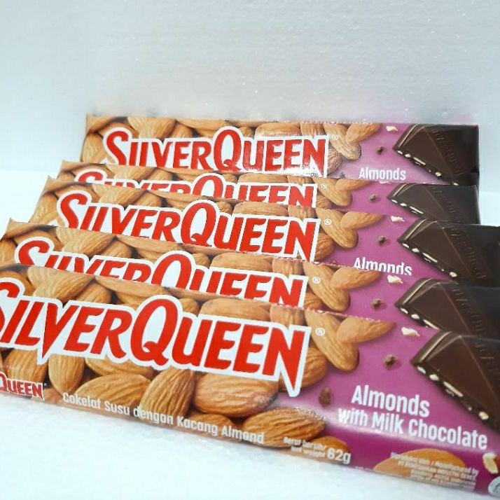 Silverqueen 58gr/ Silver Queen Almond/ Silver queen Cashew