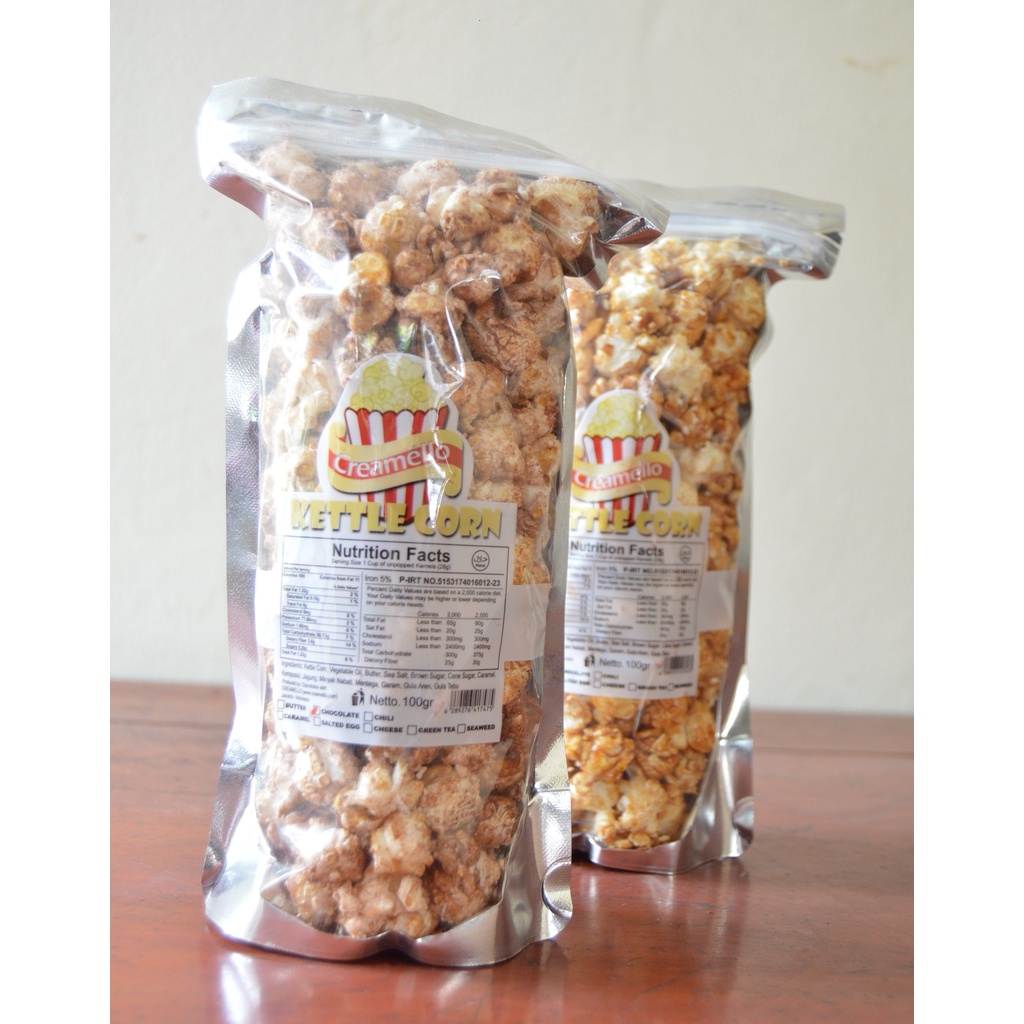 

POPCORN CREAMELLO CARAMEL/COKLAT 100GR