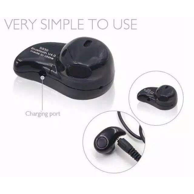 Handsfree Bluetooth / Headset Bluetooth 4.1 EARBUD KEONG BLUETOOTH S530 / S-530