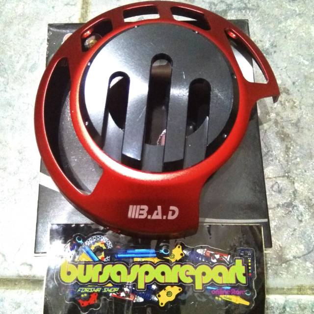 Cover Fan Tutup Kipas IBAD Merah Red Top Secret Not KTC Yamaha Nouvo Mio Honda Beat Scoopy Karbu ESP