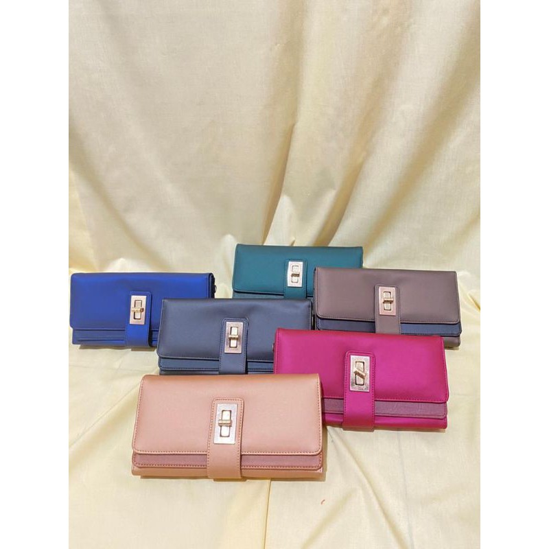 Dompet Agla /dompet wanita/dompet kekinian/dompet lipat besar/dompet wanita dompet panjang