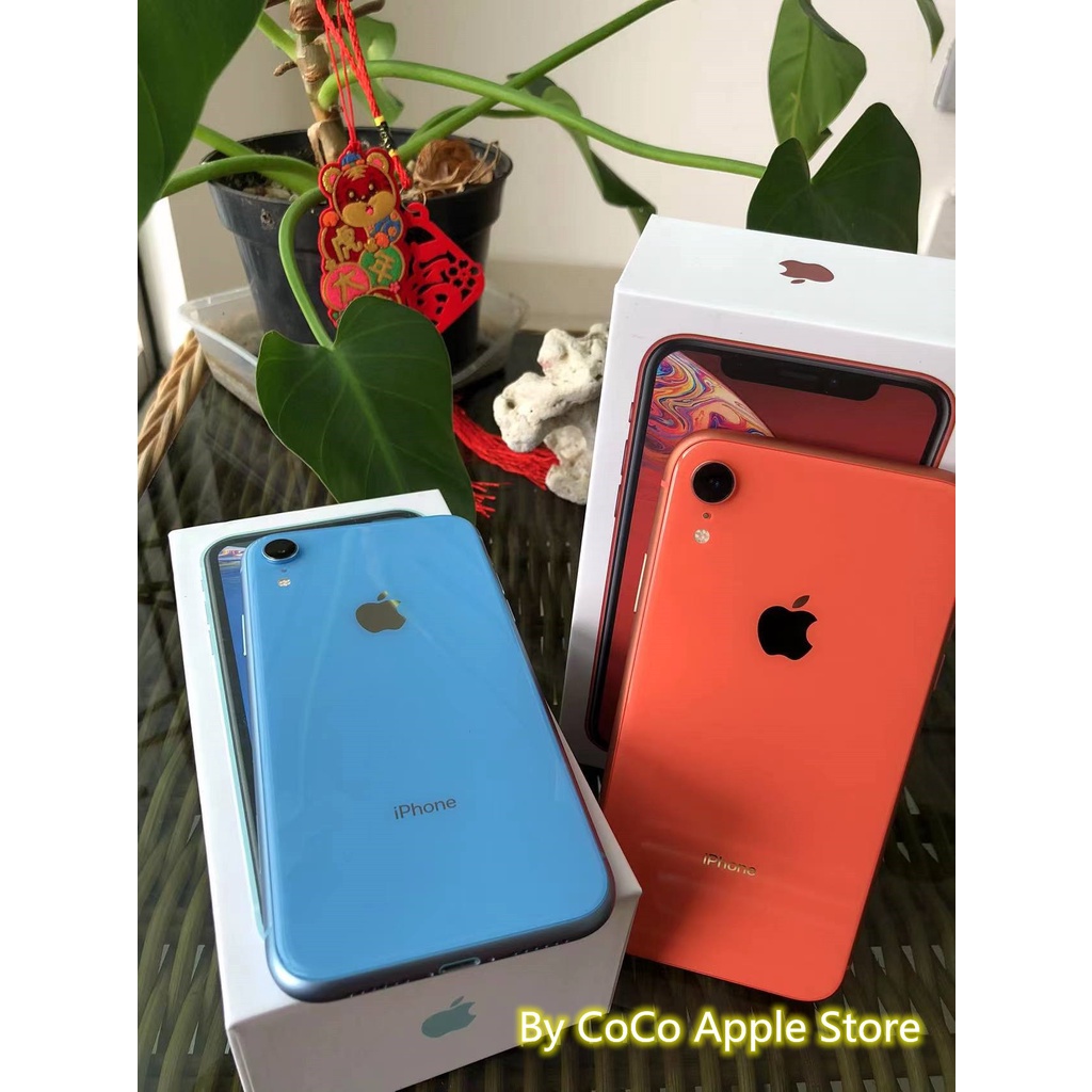 iPhoneXR 128GB All Sim Silent Fullset Original Second Mulus100% Like New 3utools All Green (Garansi 1 Tahun)