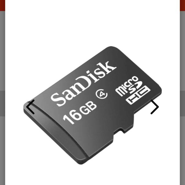 SanDisk microSDHC Memory Cards Class 4 - SDSDQM