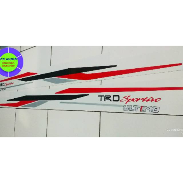 STICKER-STIKER RUSH TRD SPORTIVO ULTIMO