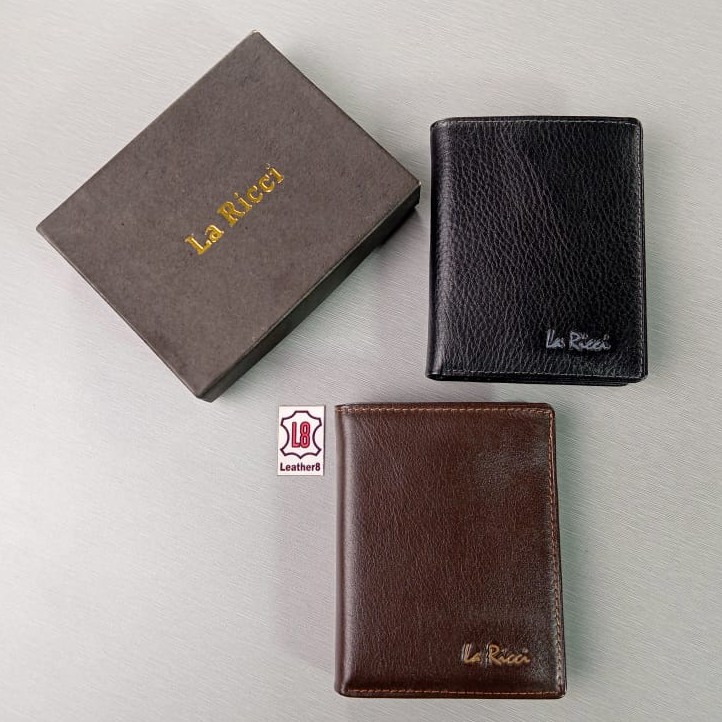 Dompet Kulit Pria Asli Model Lipat Tegak Dompet LR22-96