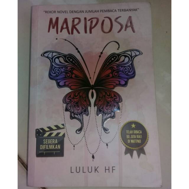 Novel Mariposa original+TTD penulis
