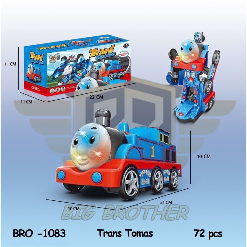 Mobil Mobilan Robot Transformer Bro1083 Thomas Train Kereta Api Bigbrother