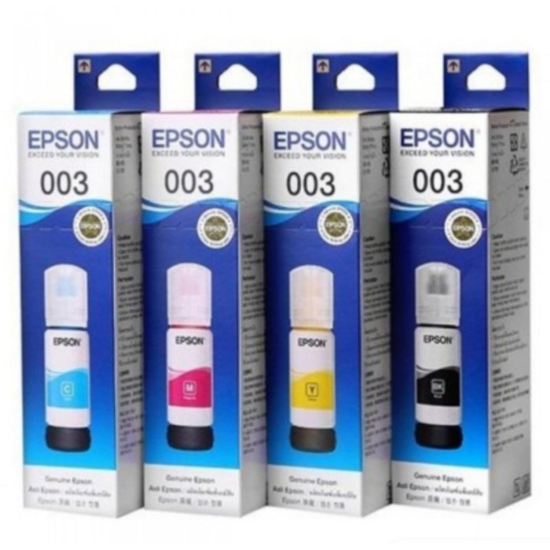 TINTA EPSON 003 PRINTER L1110 L3100 L3150 ORIGINAL