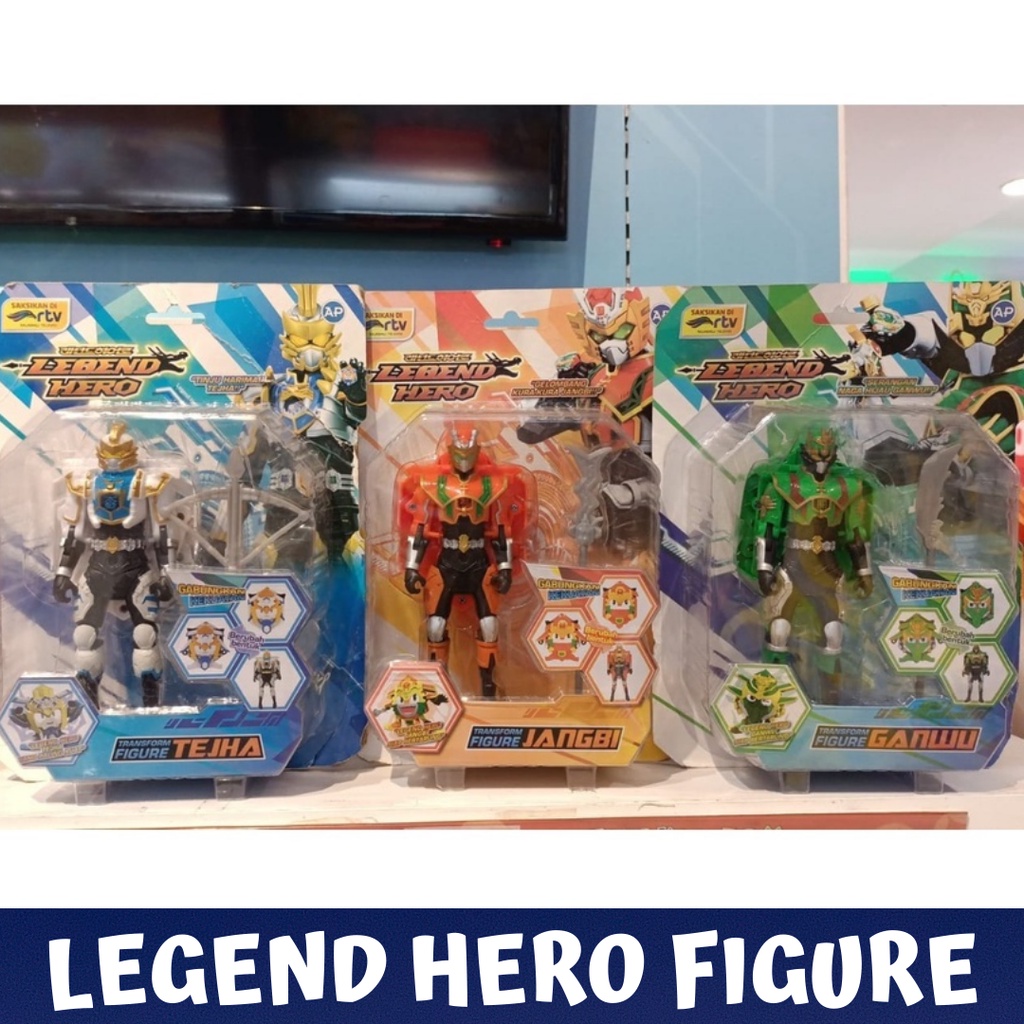 BISA COD Mainan legend hero figure Transform Tejha Jangbi Ganwu Handon serial RTV mainan koleksi ana