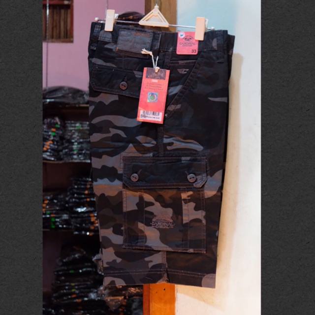 Celana Cardinal Cargo Pendek Doreng