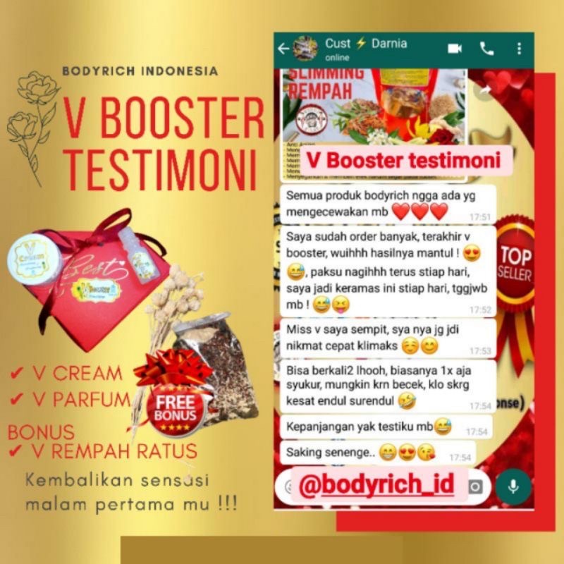 V BOOSTER by ALESKIN GLOW Perapat Vagina-Perapat Miss V-Pengencang Miss V-Pemutih Miss V Parfum Miss V Herbal