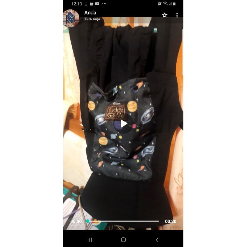 Preloved CuddleMe lite carrier