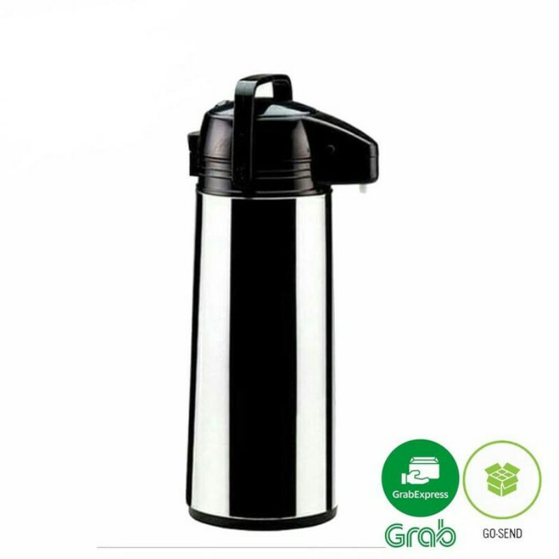 Elephant Termos Vacuum Flask Pencet Stainless Steel Kaca Air Water Panas Hot Awet Tahan Lama