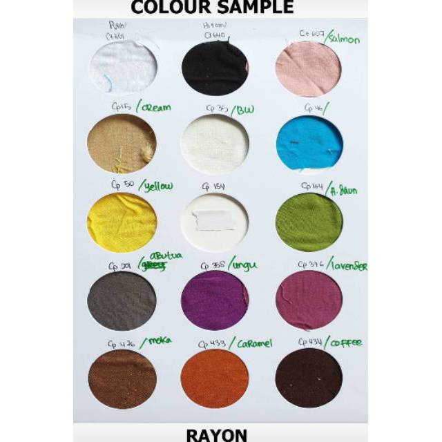 Kain Rayon Polos | Rayon Polos