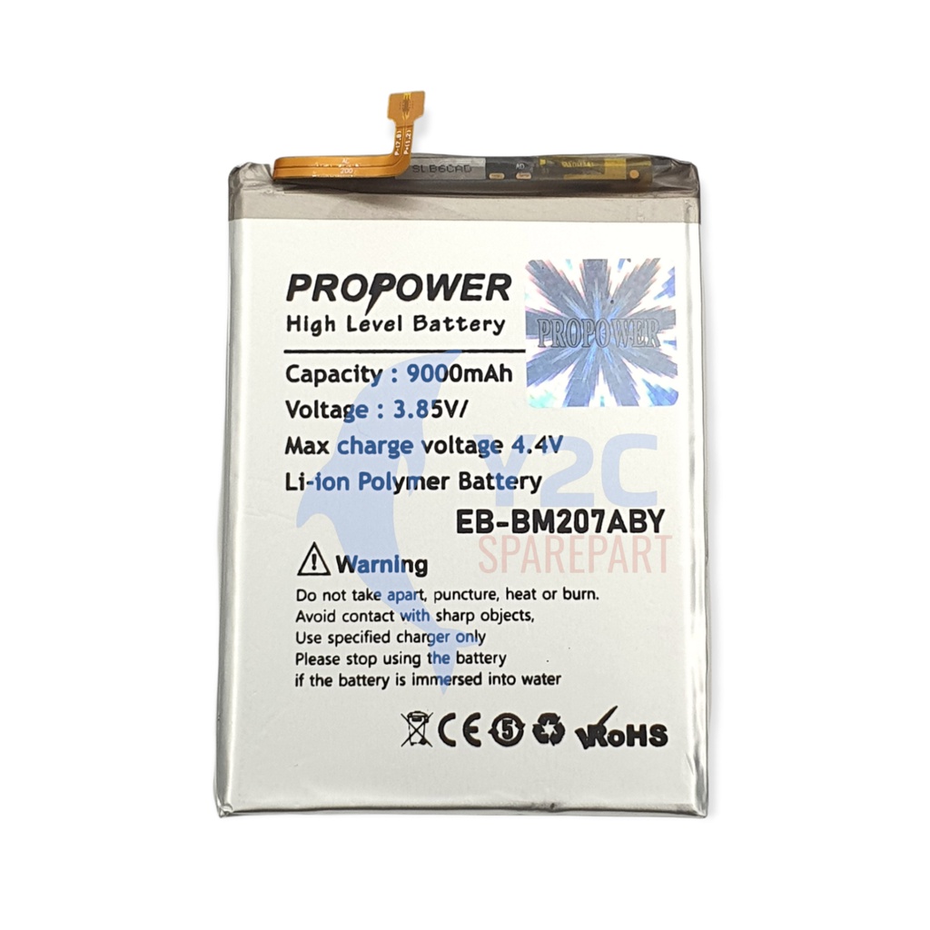 BATERAI SAMSUNG GALAXY M21 / M30S / M307 / EB-BM207ABY DOUBLE POWER PROPOWER / BATREI BATRAI BATRE BATERE