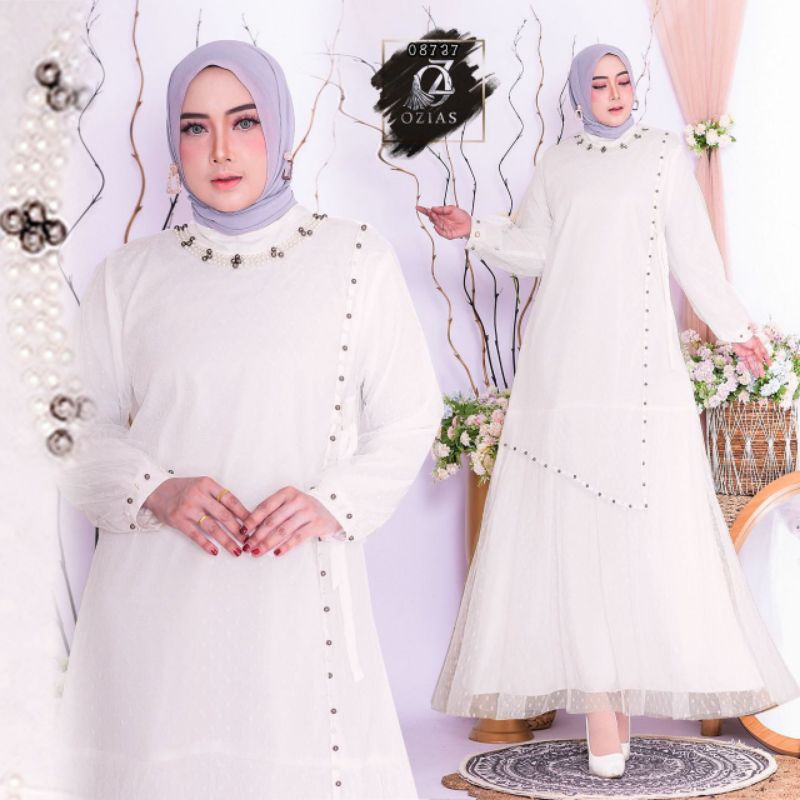 gamis putih ozias